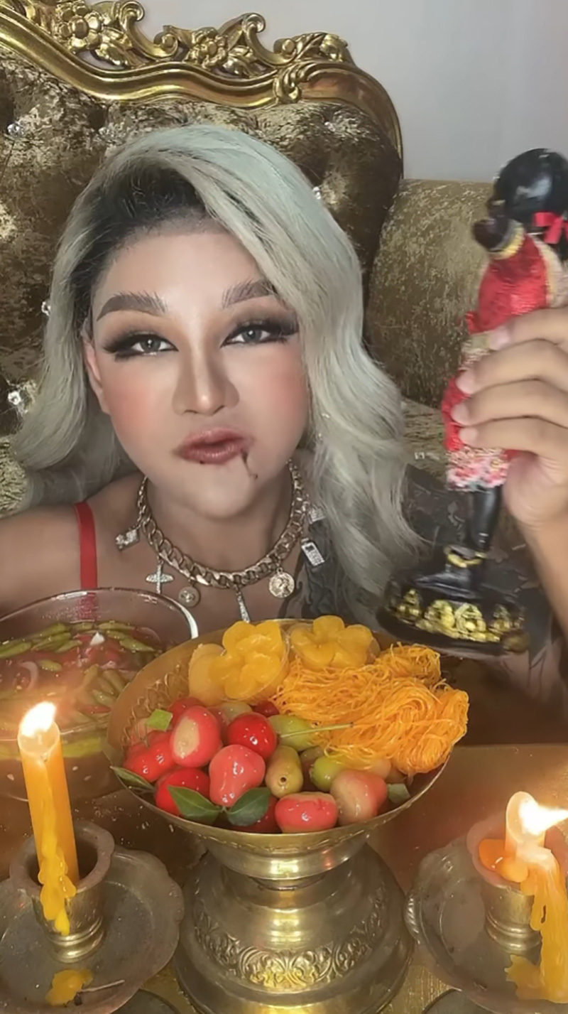 ขนเพชร บ้าจี้ เจอดราม่ากินกุมารทอง