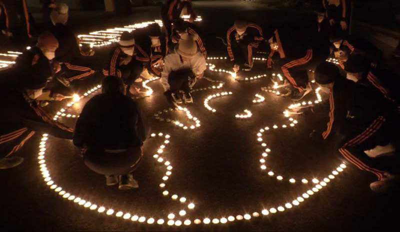 เจ้าคุณพระสินีนาฏ ร่วมจุดเทียนอาลัยเหยื่อกราดยิง 