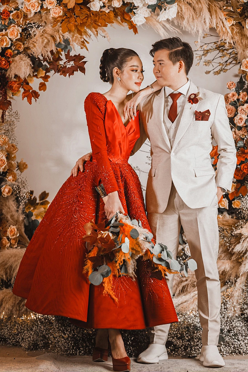 งานแต่งสุดปัง สินสอดเป็นกระเป๋า Hermes 