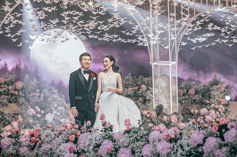 งานแต่งสุดปัง สินสอดเป็นกระเป๋า Hermes 