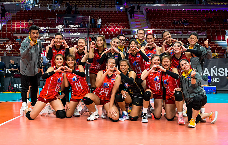 ส่องอันดับโลกล่าสุด วอลเลย์บอลหญิงไทย 