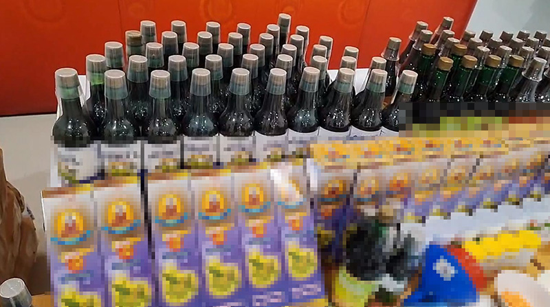 ทลายขบวนการ ผลิตน้ำสมุนไพรเถื่อน