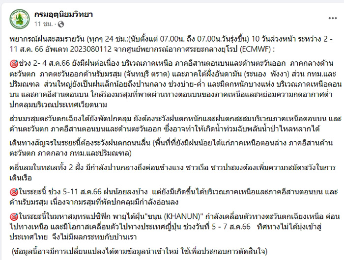 กรมอุตุนิยมวิทยา