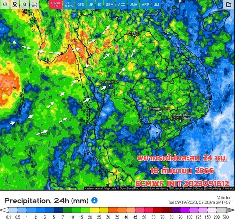 มรสุมเข้าไทย
