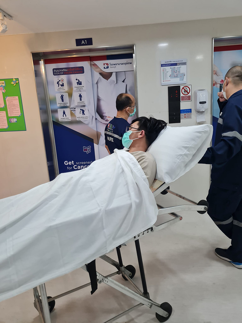 นับถือใจ หนุ่มป่วยหนักเข้า ICU ขอหมอไปเลือกตั้ง 