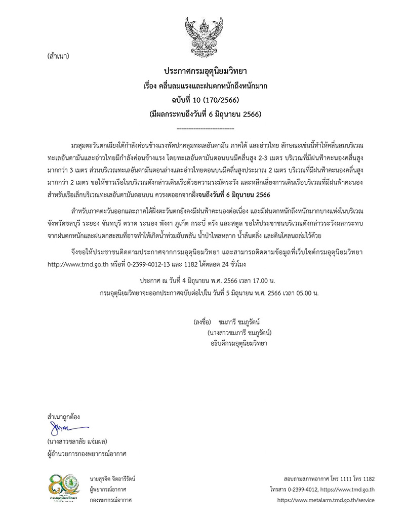 เตรียมรับมือฝนตกหนัก 