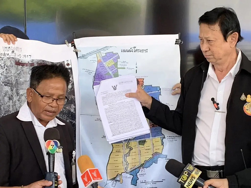 ชาวบ้านสุดทน แจ้งจับ อดีตผู้ว่าฯ โคราช เอื้อประโยชน์นายทุนรุกลำน้ำ 