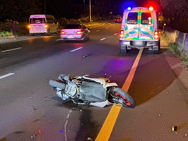 รถหนีตำรวจชนปอร์เช่ดับ