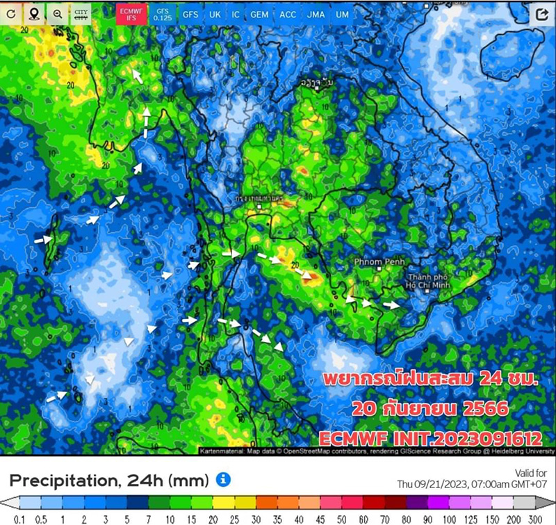 มรสุมเข้าไทย