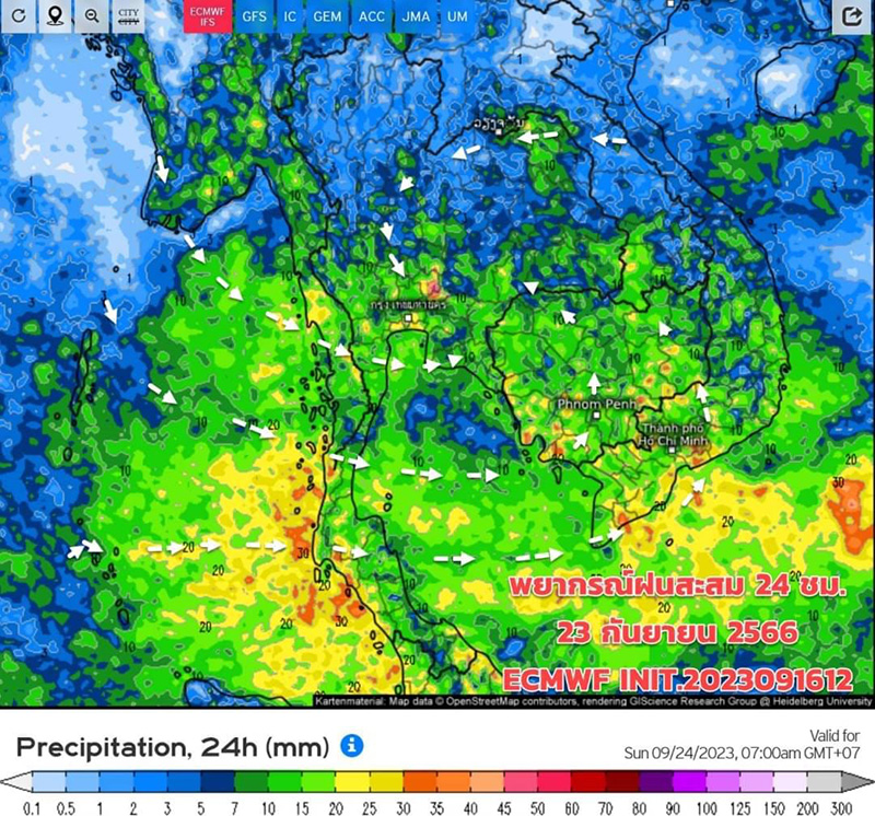 มรสุมเข้าไทย