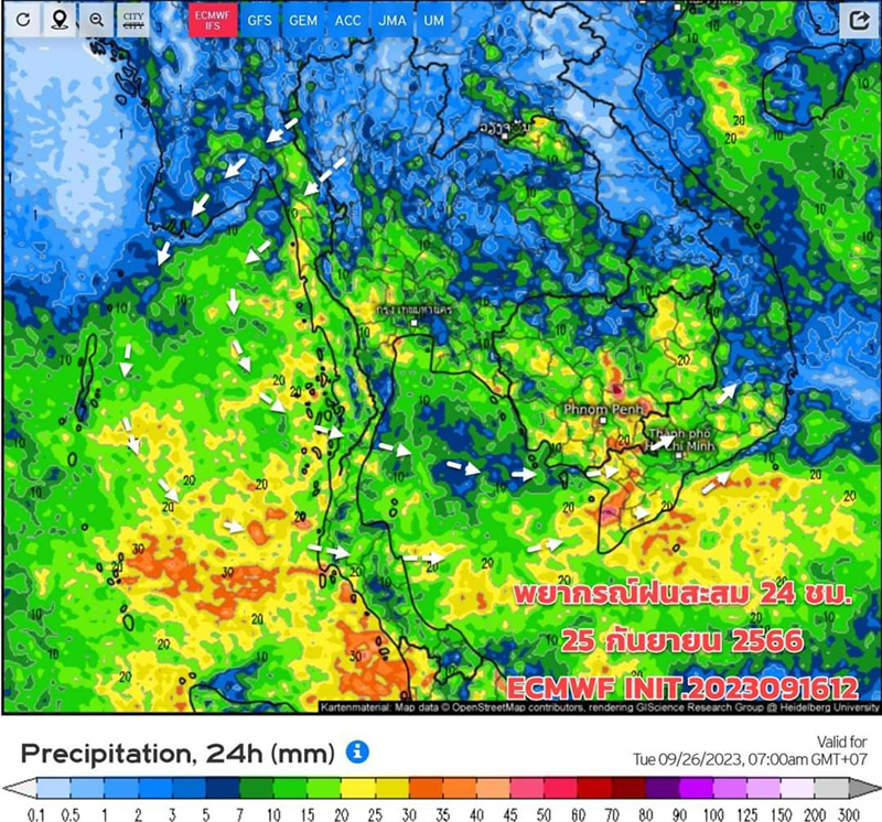 มรสุมเข้าไทย
