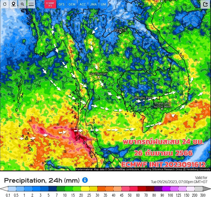 มรสุมเข้าไทย