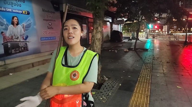 สาวจบ ป ตรี เผยเหตุที่เลือกทำงานกวาดถนนกับ กทม