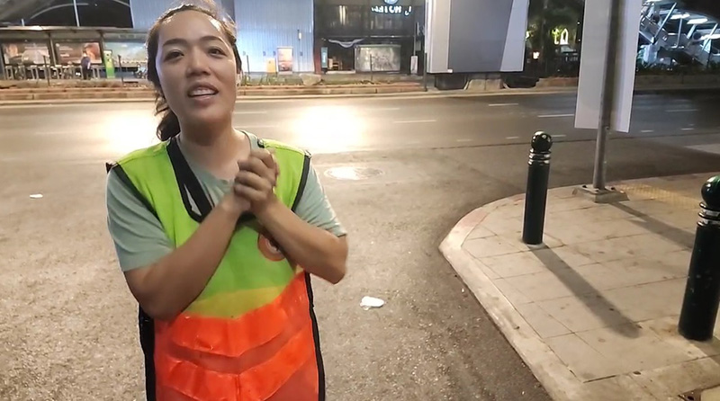 สาวจบ ป ตรี เผยเหตุที่เลือกทำงานกวาดถนนกับ กทม