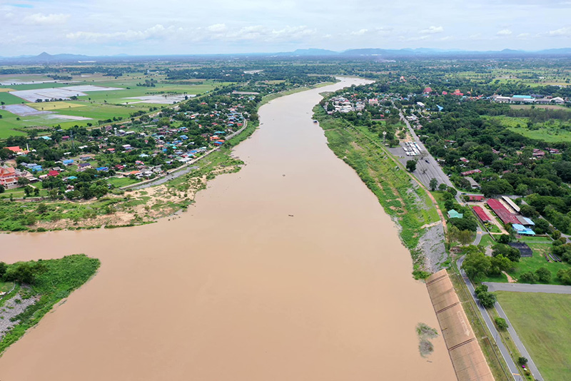 เขื่อนเจ้าพระยา เร่งระบายน้ำ
