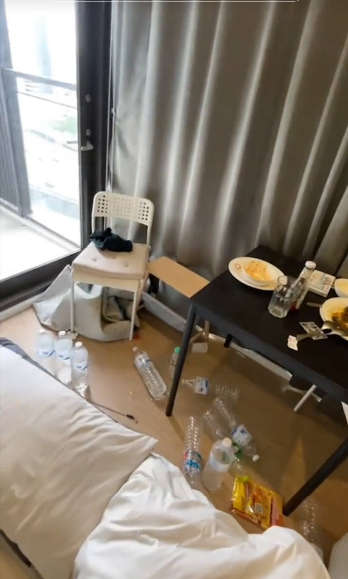 คอนโดหรูห้องเละ