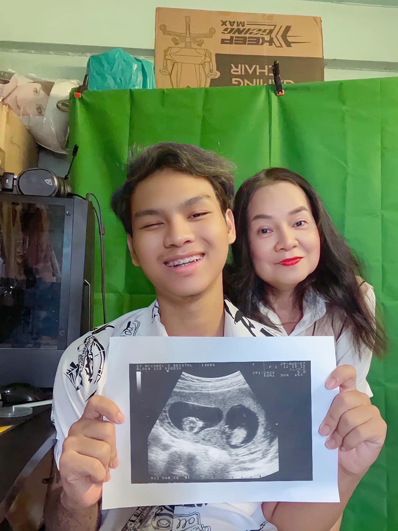 น้องเวฟ พี่พร คู่รักต่างวัย ตั้งท้องลูกแฝดแล้ว