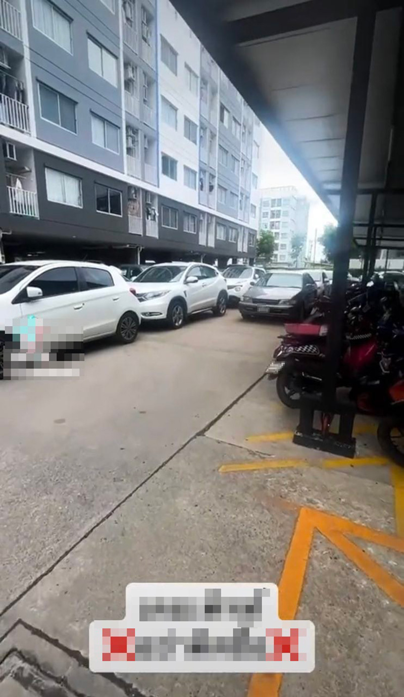 ลานจอดรถกลายเป็นสุสาน