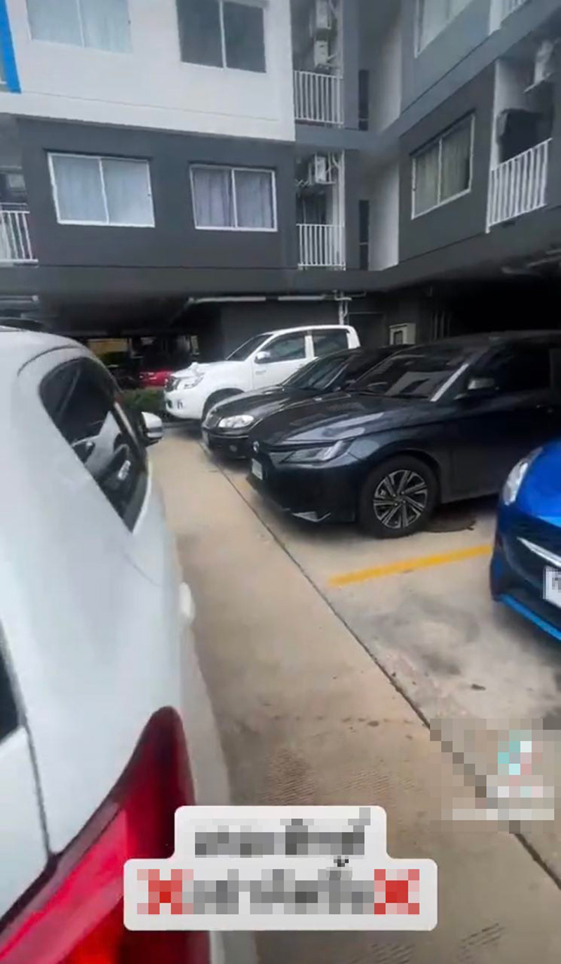 ลานจอดรถกลายเป็นสุสาน