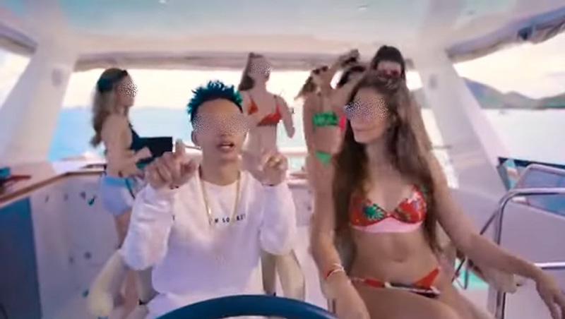 แรปเปอร์ นางแบบสาวเซ็กซี่ MV มาเก๊า เจอ ตร เรียกสอบ