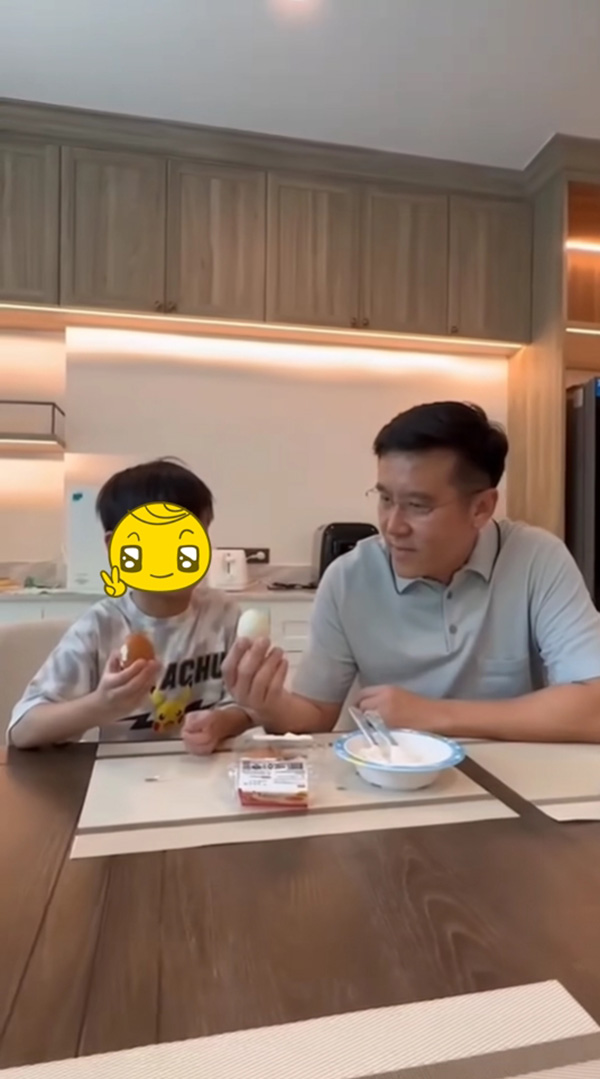 ชัยวุฒิ Saveไข่ต้ม ตอกดราม่า โพสต์คลิปสอนลูกชายกินไข่ต้ม