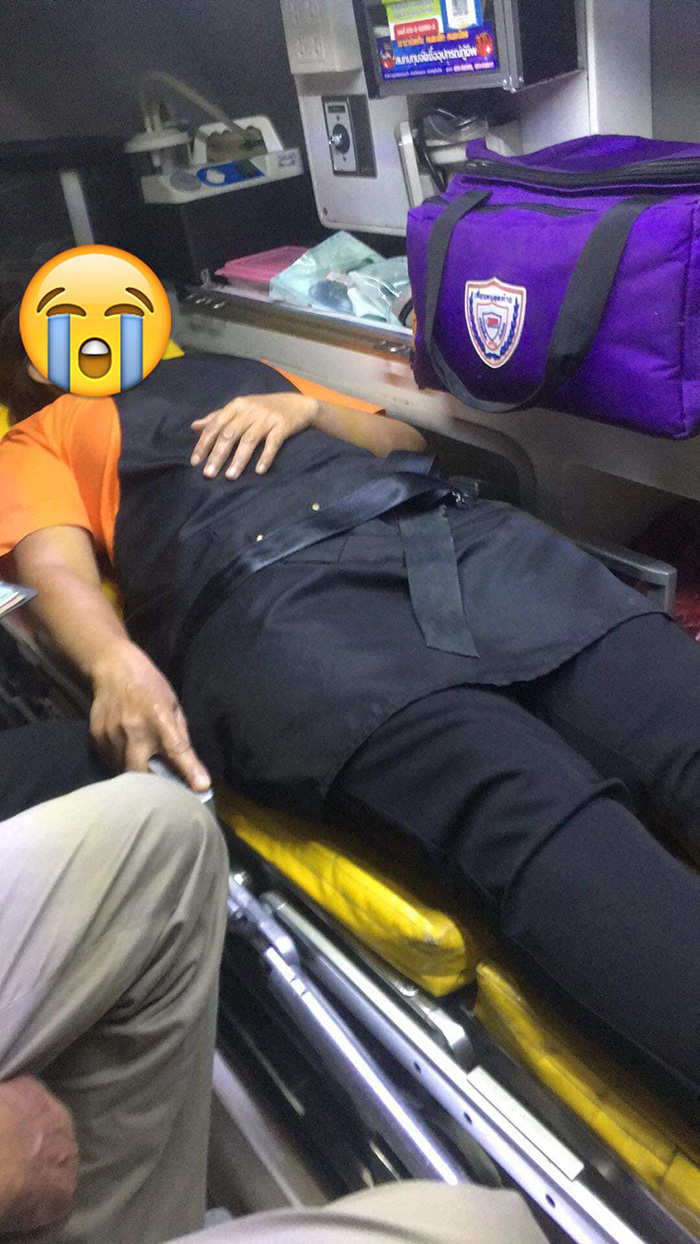 หญิงแม่โดนเพื่อนเทน้ำยาล้างห้องน้ำให้ดื่ม