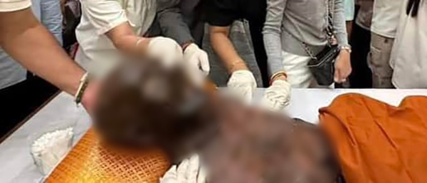 ร่างพระเกจิดังละสังขาร