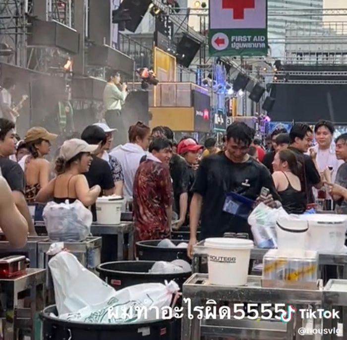อยู่ดี โดนน้ำสาด ตามมาจนเจอใน TikTok