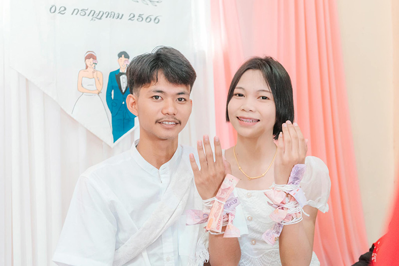 สาวสองสมหวัง หนุ่มที่รักเก็บเงินมาขอแต่งงาน เล่าย้อนฝ่าพันอุปสรรค เคยคิดว่ารักแท้ไม่มีจริง