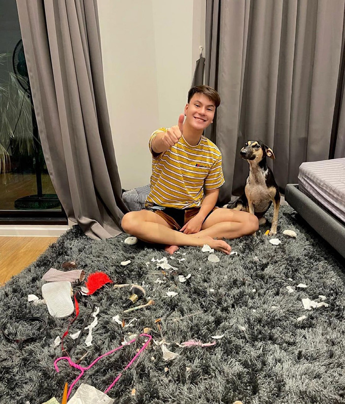 อินฟลูฯ คนนี้ ช่วยหมาโดนราดน้ำร้อน