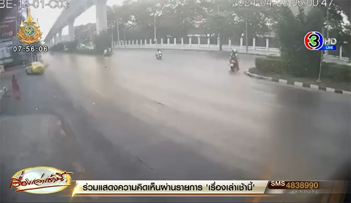 แท็กซี่ตีมึน รับกินแค่แบนเดียว ก่อนชนตำรวจดับ