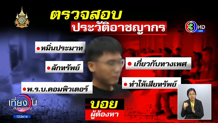 ฝากขัง บอย แทงเสมียนดับ คดีติดตัวเพียบ