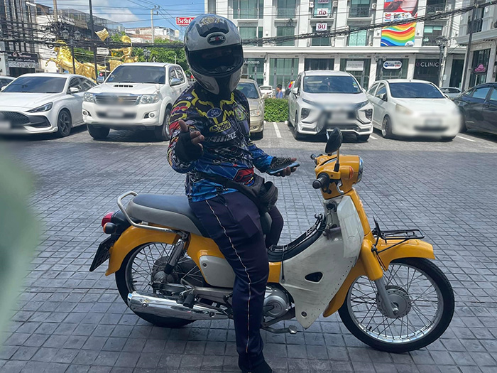 เพจดังเปิดสาเหตุ ไรเดอร์หัวร้อนไหว้สวย