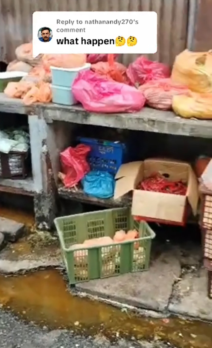 คลิปแฉร้านอาหาร คนงานคุ้ยถังขยะ 