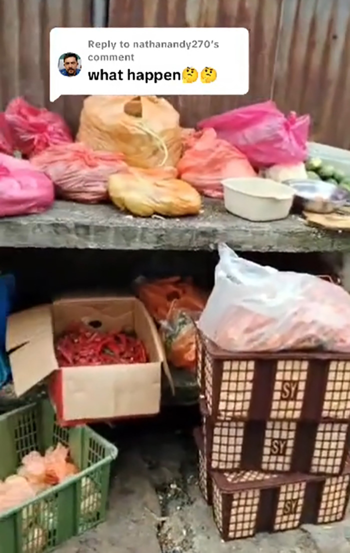 คลิปแฉร้านอาหาร คนงานคุ้ยถังขยะ 