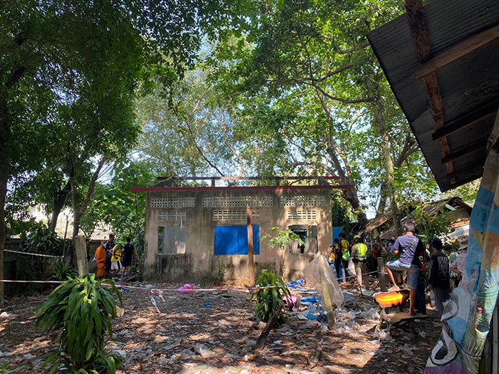 พบศพหญิงปริศนาถูกฆ่าหมกบ่อริมตลาด