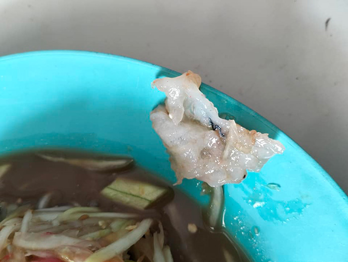 ตำกุ้งสดสุดเฟล