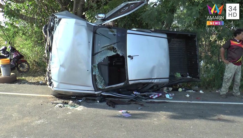 กระบะเบรกไม่ทัน