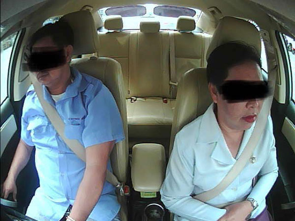 ป้าหลอกแท็กซี่