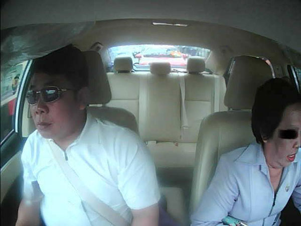 ป้าหลอกแท็กซี่