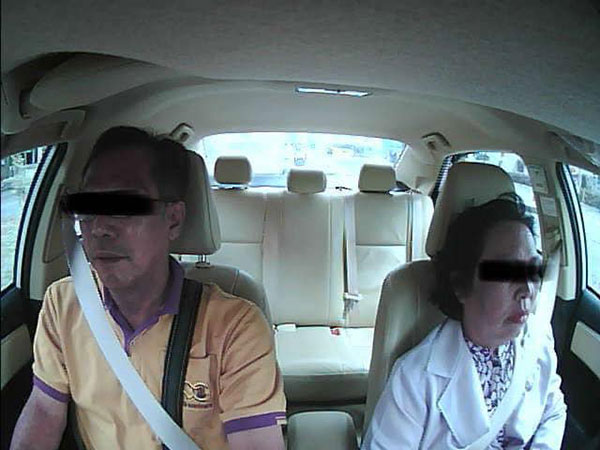 ป้าหลอกแท็กซี่