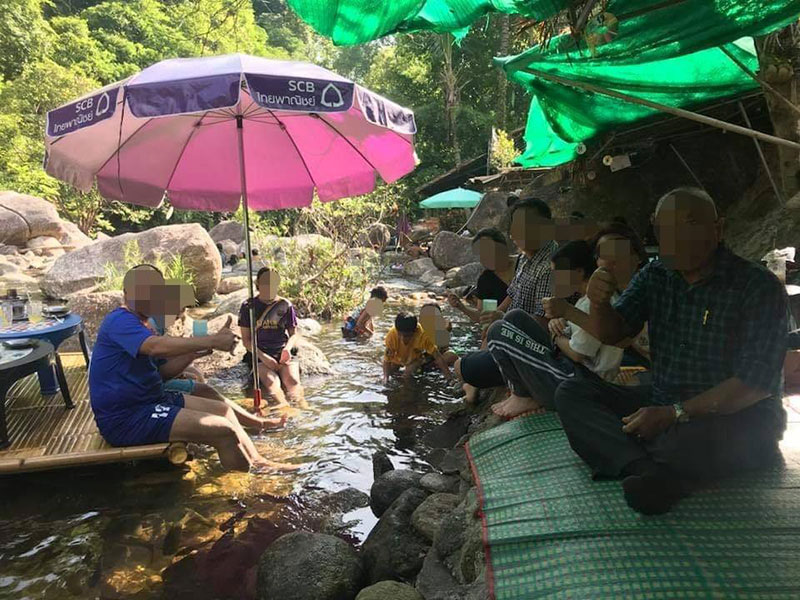 เทคอนกรีตลง น้ำตกท่าแพ