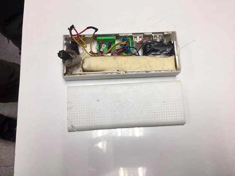 ระเบิดพาวเวอร์แบงก์