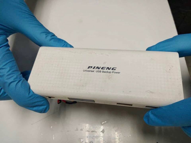 ระเบิดพาวเวอร์แบงก์