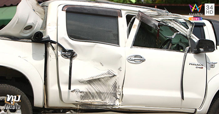 18 ล้อ ตัวพ่วงหลุด