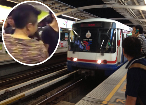 BTS เตือนผู้โดยสารพลอดรักกันในขบวนรถ มีสิทธิ์ถูกเชิญลง