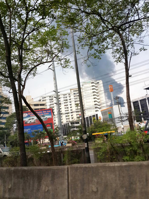 ไฟไหม้โรงงานพลาสติก