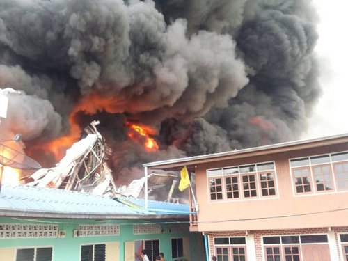 ไฟไหม้โรงงานพลาสติกพระราม 2