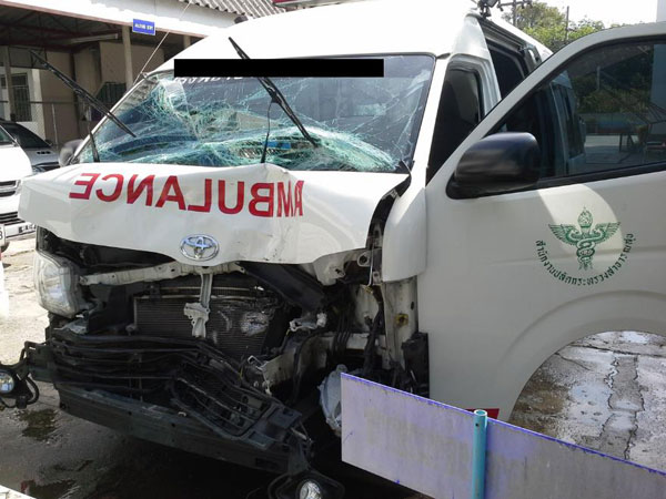 เมื่อรถฉุกเฉินเกิดอุบัติเหตุ และคนเจ็บตาย