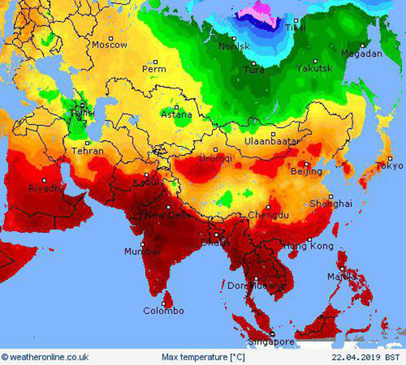 15 เมืองที่ร้อนที่สุดในโลก